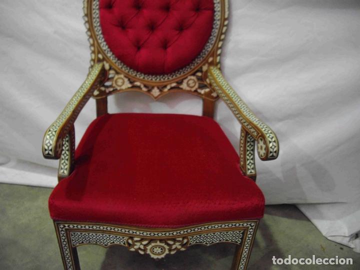 Vintage: SILLON MADERA HUESO - Foto 4