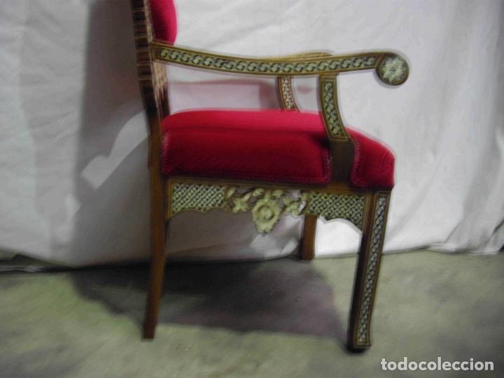 Vintage: SILLON MADERA HUESO - Foto 6