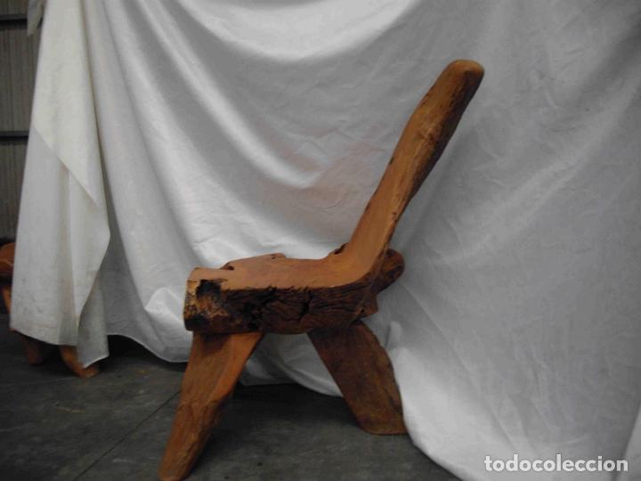 Vintage: SILLA PEQUE&Ntilde;A RAIZ 102cm - Foto 2