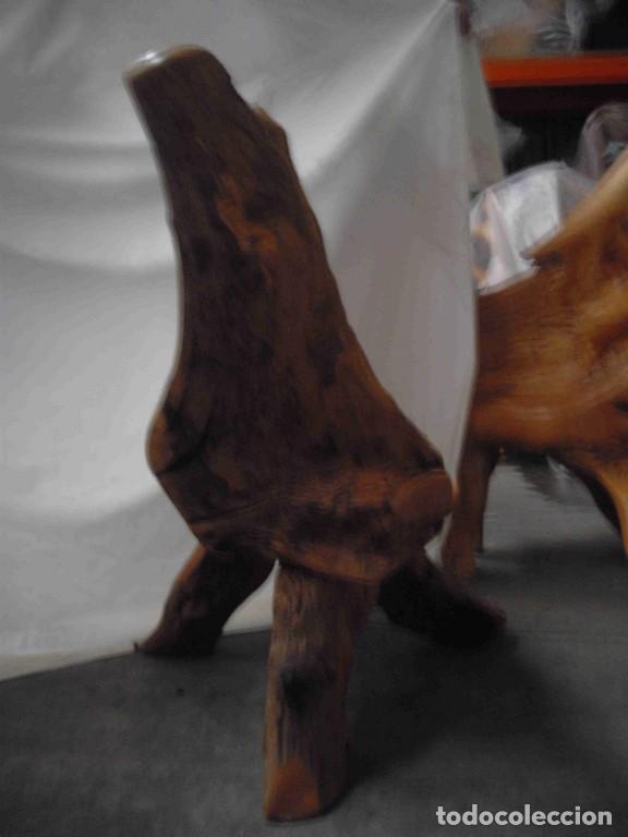 Vintage: SILLA PEQUE&Ntilde;A RAIZ 102cm - Foto 3