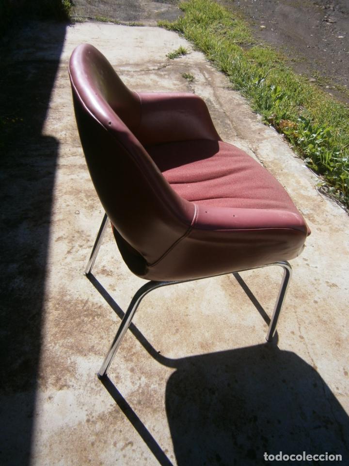 Vintage: ESPECTACULAR SILLON VINTAGE ROJO - Foto 4
