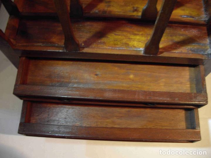 Vintage: MUEBLE REVISTERO MADERA. - Foto 6