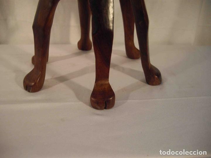 Vintage: BASE MADERA TRENZADA 67 - Foto 4
