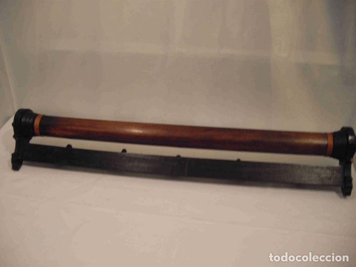 Vintage: PERCHERO MADERA TALLADA - Foto 5