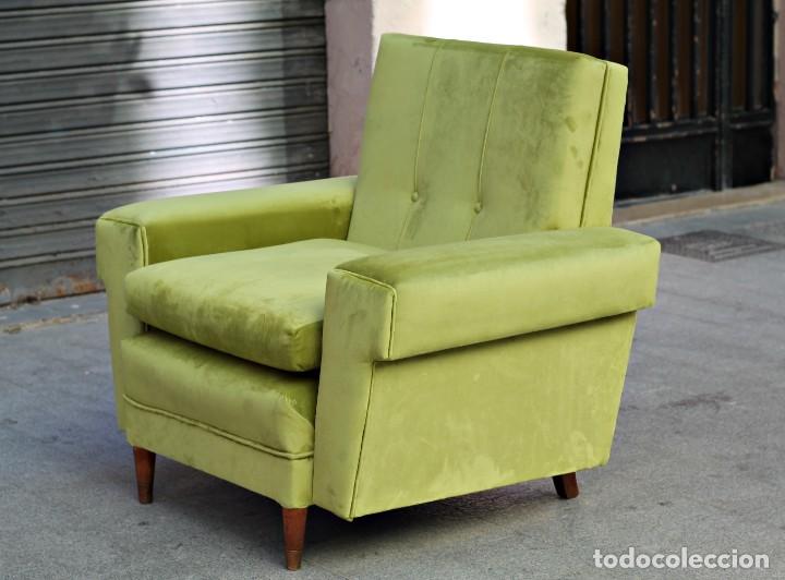 Vintage: Butaca sill&oacute;n vintage restaurado - Foto 1