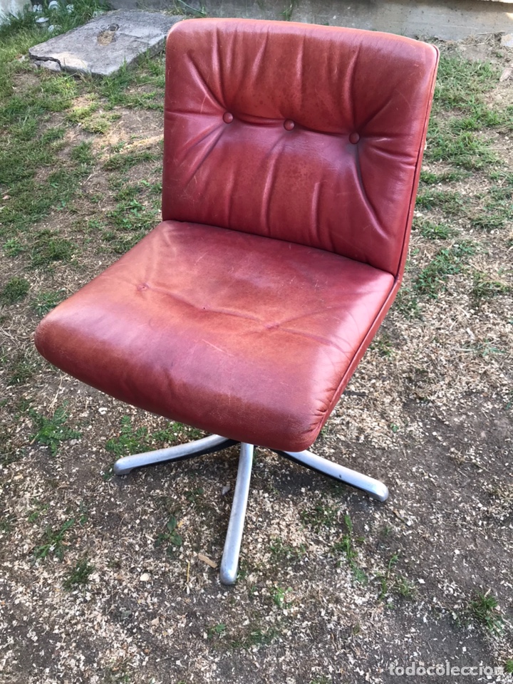 Vintage: Antigua silla giratoria - Foto 3