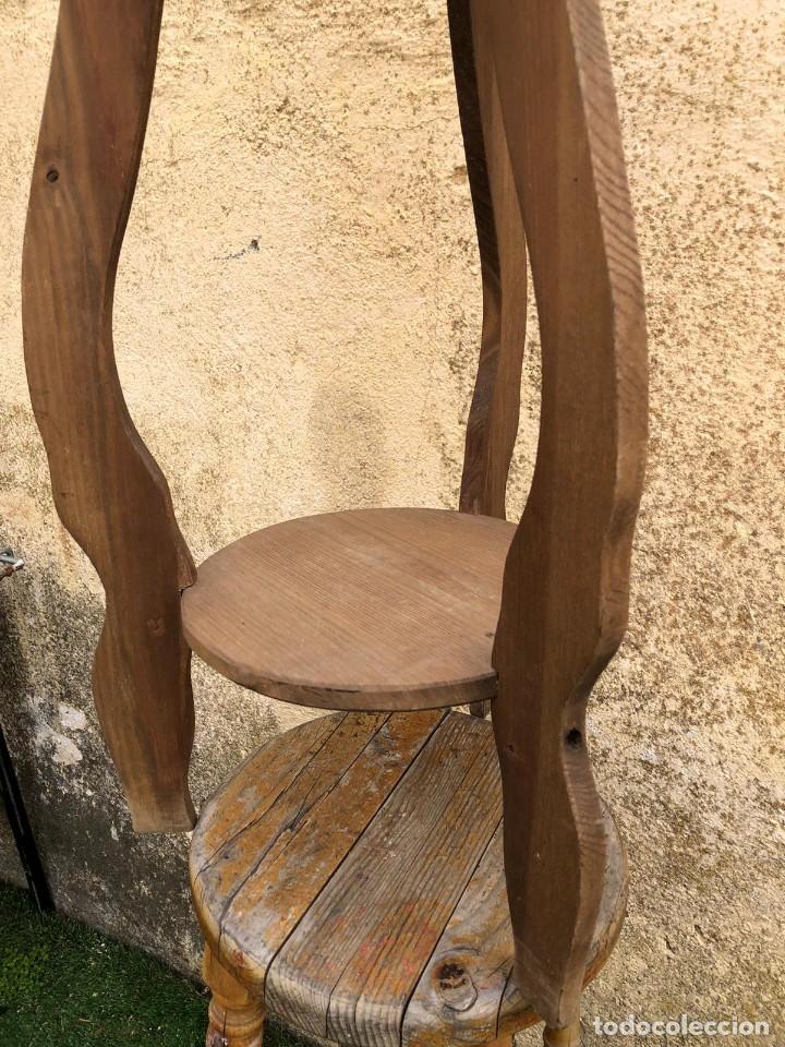 Vintage: Lavabo de madera antiguo. - Foto 3