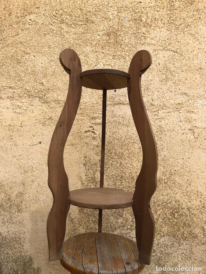 Vintage: Lavabo de madera antiguo. - Foto 1