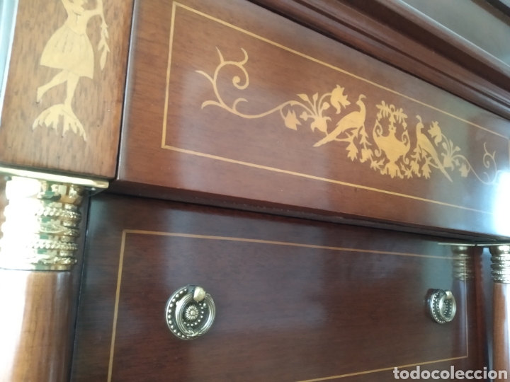 Vintage: Dormitorio Imperio, Caoba y marqueter&iacute;a - Foto 5