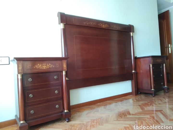 Vintage: Dormitorio Imperio, Caoba y marqueter&iacute;a - Foto 1