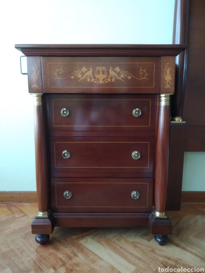 Vintage: Dormitorio Imperio, Caoba y marqueter&iacute;a - Foto 10