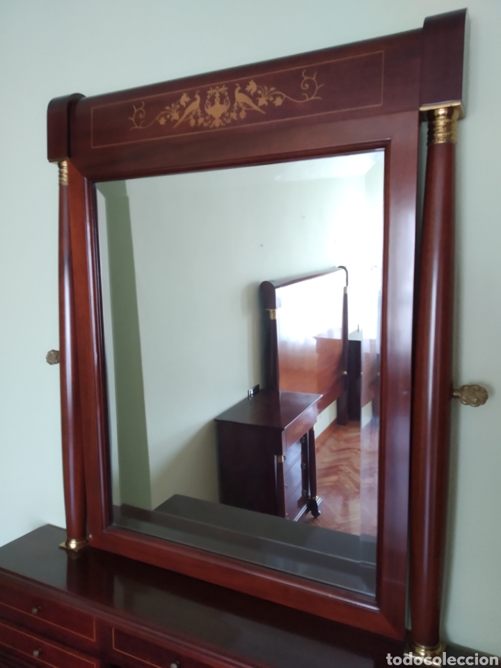 Vintage: Dormitorio Imperio, Caoba y marqueter&iacute;a - Foto 4