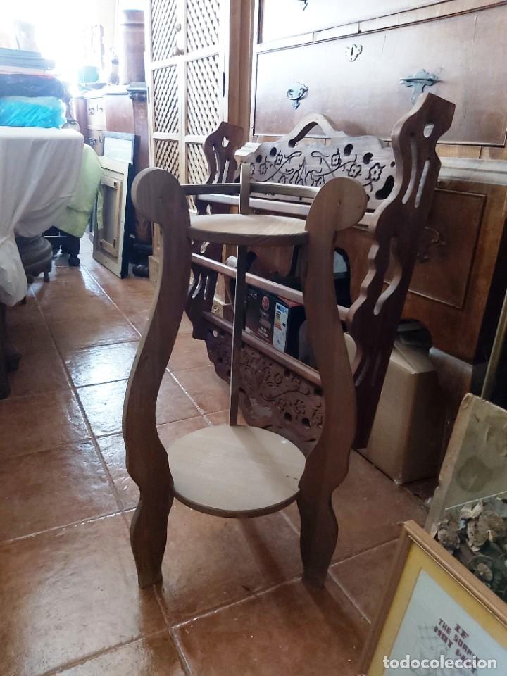 Vintage: Lavabo de madera antiguo. - Foto 12