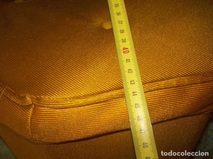 Vintage: PUF TABURETE CON FLECOS A&Ntilde;OS 60 - Foto 9