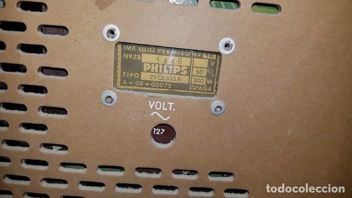Vintage: Mueble televisi&oacute;n antiguo Philips - Foto 5