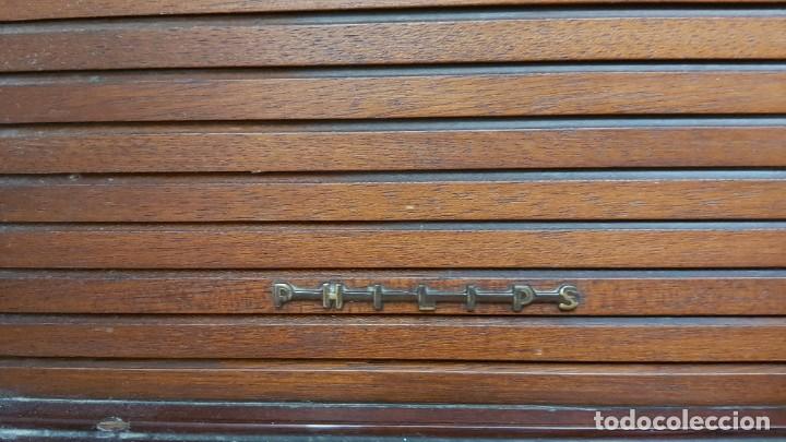 Vintage: Mueble televisi&oacute;n antiguo Philips - Foto 4