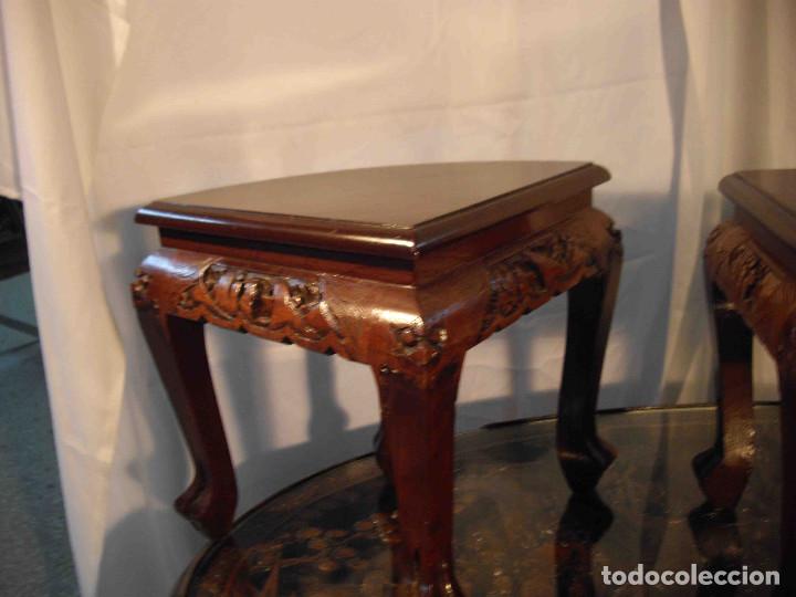 Vintage: MESA CENTRO TALLA 6 TABURETES - Foto 14