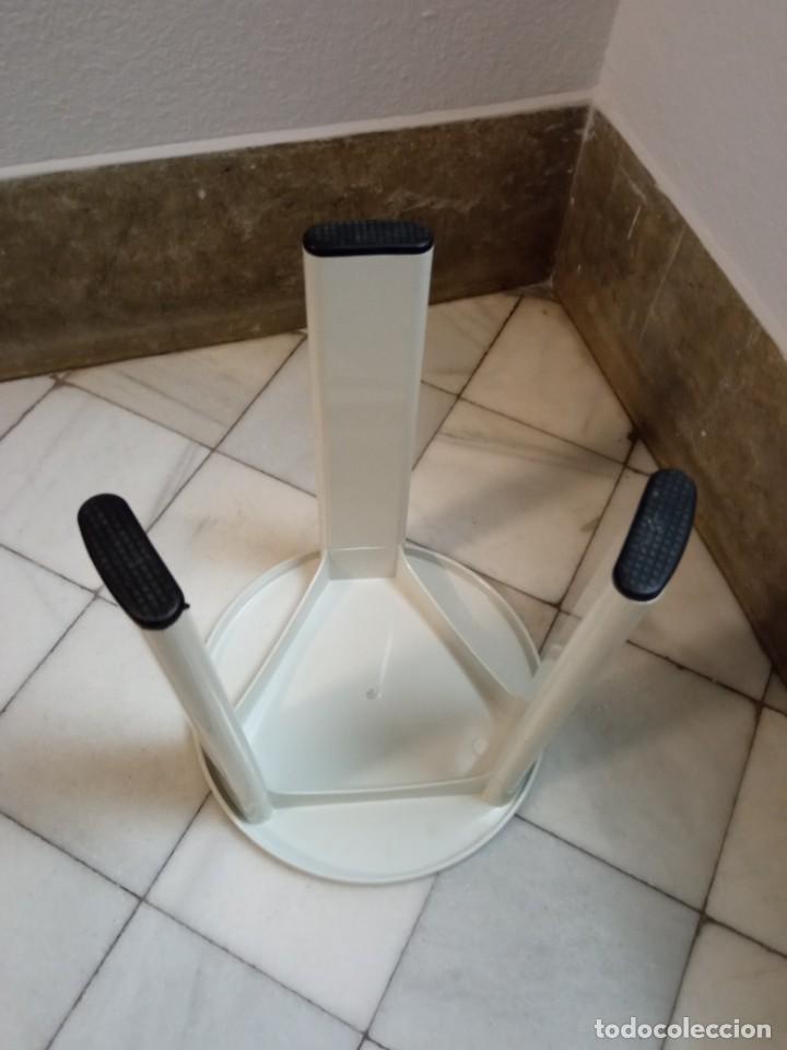 Vintage: TABURETE BLANCO TA TAY PLASTICO - Foto 5