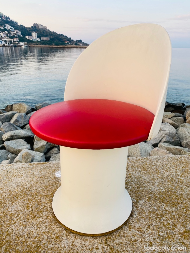 Vintage: Taburete Space Age 70,s - Foto 5