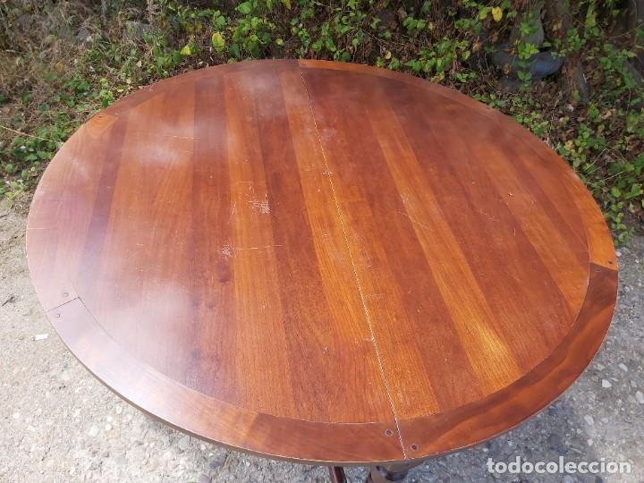 Vintage: Mesa extensible en madera de cerezo, de bonitas l&iacute;neas. - Foto 6