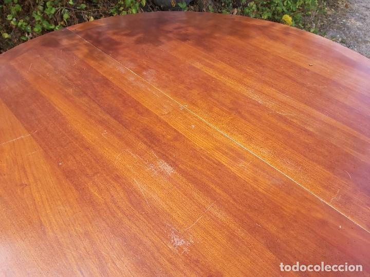Vintage: Mesa extensible en madera de cerezo, de bonitas l&iacute;neas. - Foto 7