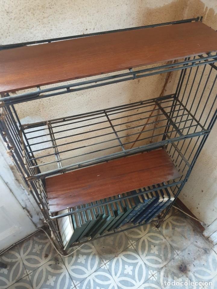 antigua estanteria auxiliar metalica desmontabl - Compra venta en  todocoleccion