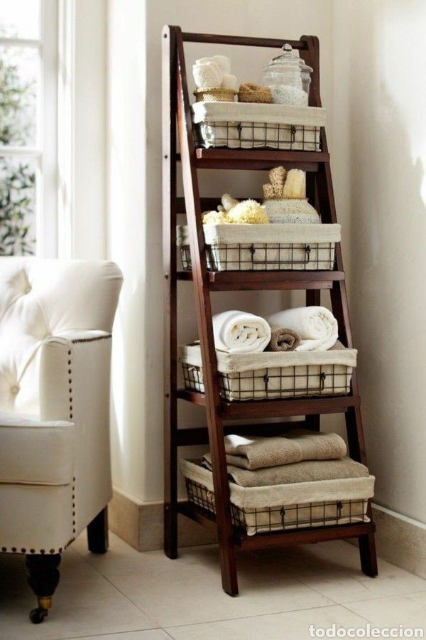 Vintage: Escalera estanter&iacute;a madera - Foto 1