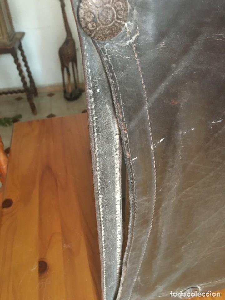Vintage: ANTIGUA SILLA DE MADERA ESTILO ESPA&Ntilde;OL - Foto 7