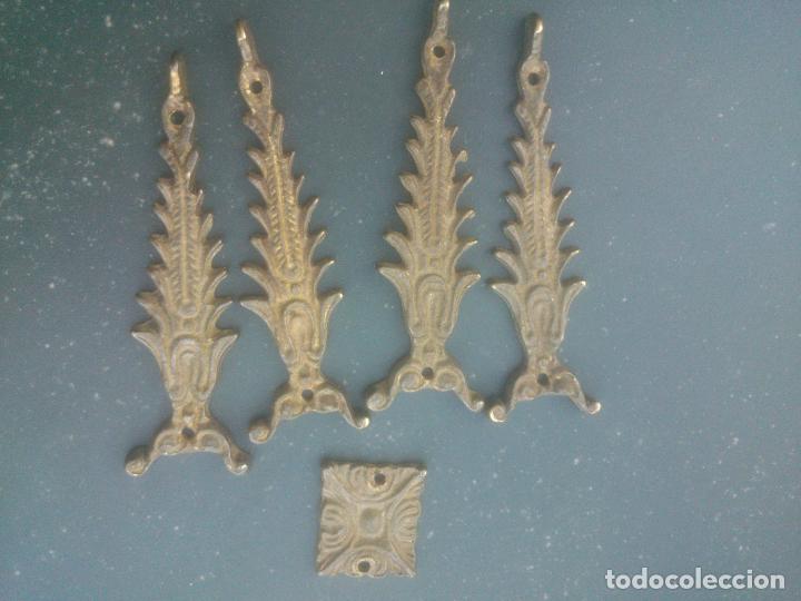 Vintage: ELEMENTO DECORATIVO EN BRONCE - Foto 4