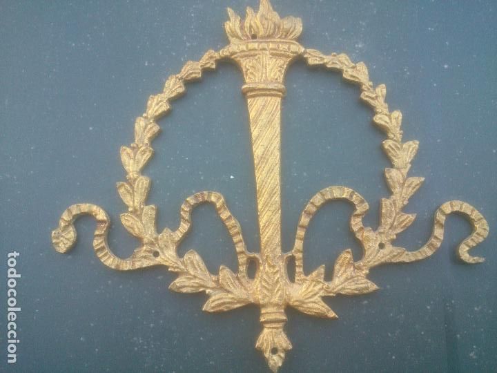 Vintage: ELEMENTO DECORATIVO EN BRONCE - Foto 1