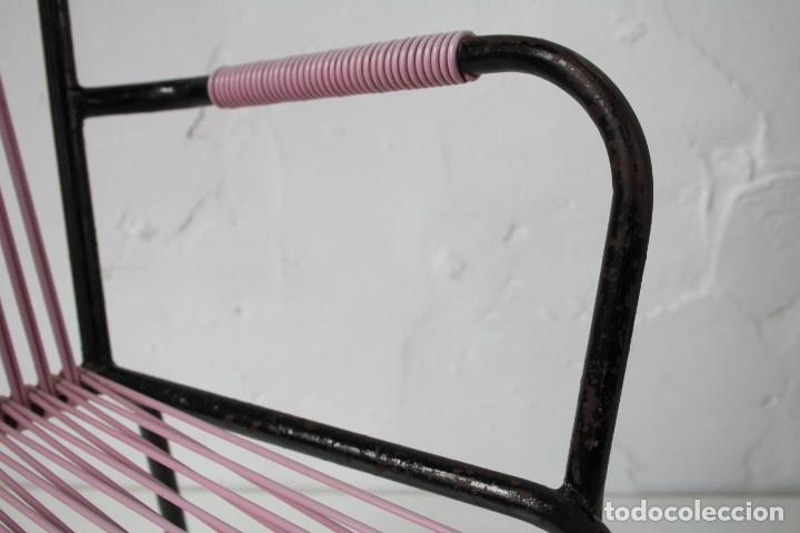 Vintage: Silla infantil scoubidou rosa - Foto 8