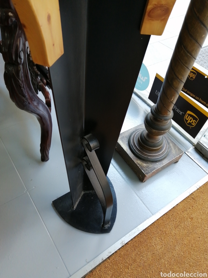 Vintage: Maniqu&iacute; hierro forjado y madera - Foto 2