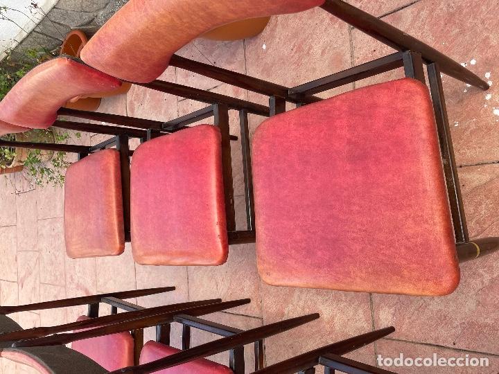 Vintage: 6 Sillas sky rojo - Foto 4