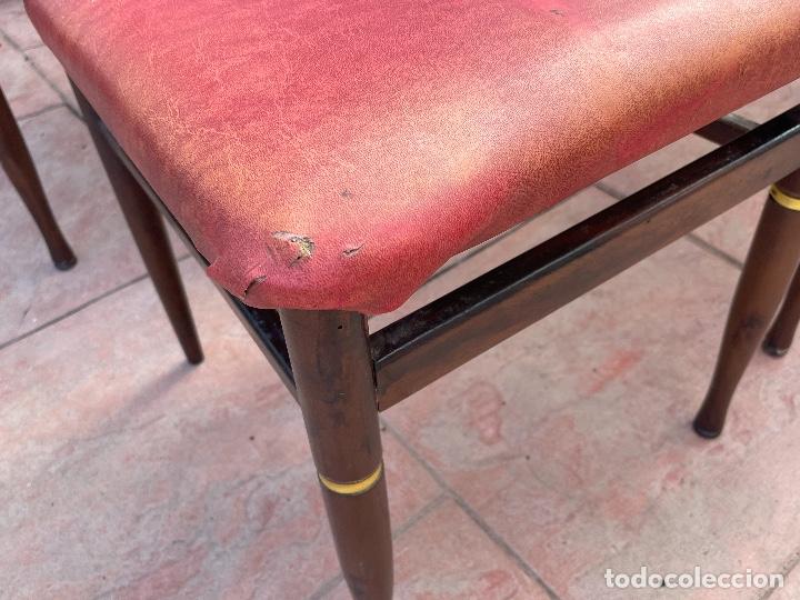 Vintage: 6 Sillas sky rojo - Foto 8