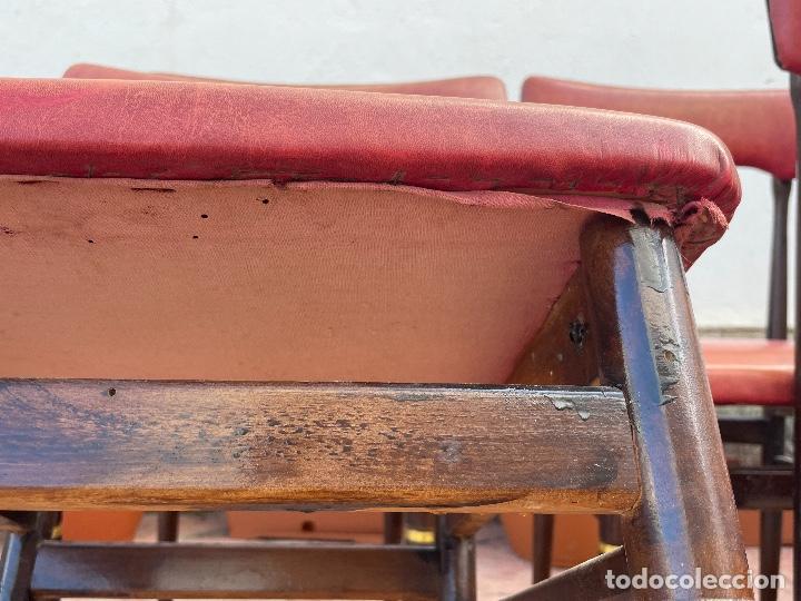 Vintage: 6 Sillas sky rojo - Foto 9