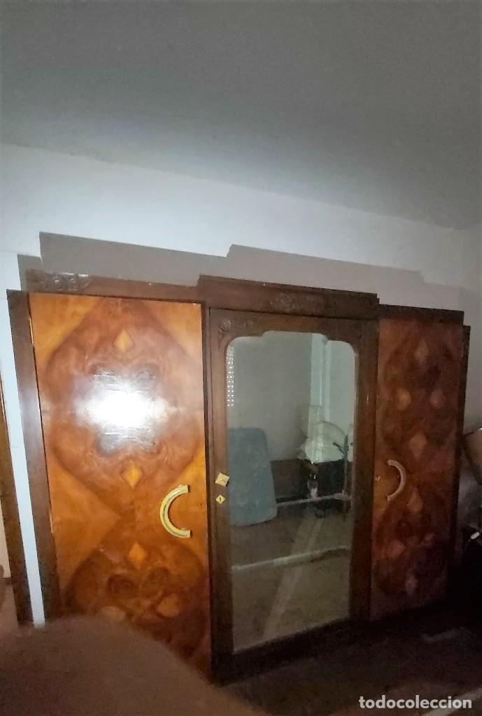 Vintage: DORMITORIO ANTIGUO MADERA - Foto 1