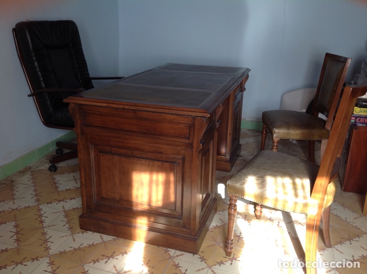 Vintage: Mesa de despacho tipo ingl&eacute;s. Se admiten ofertas