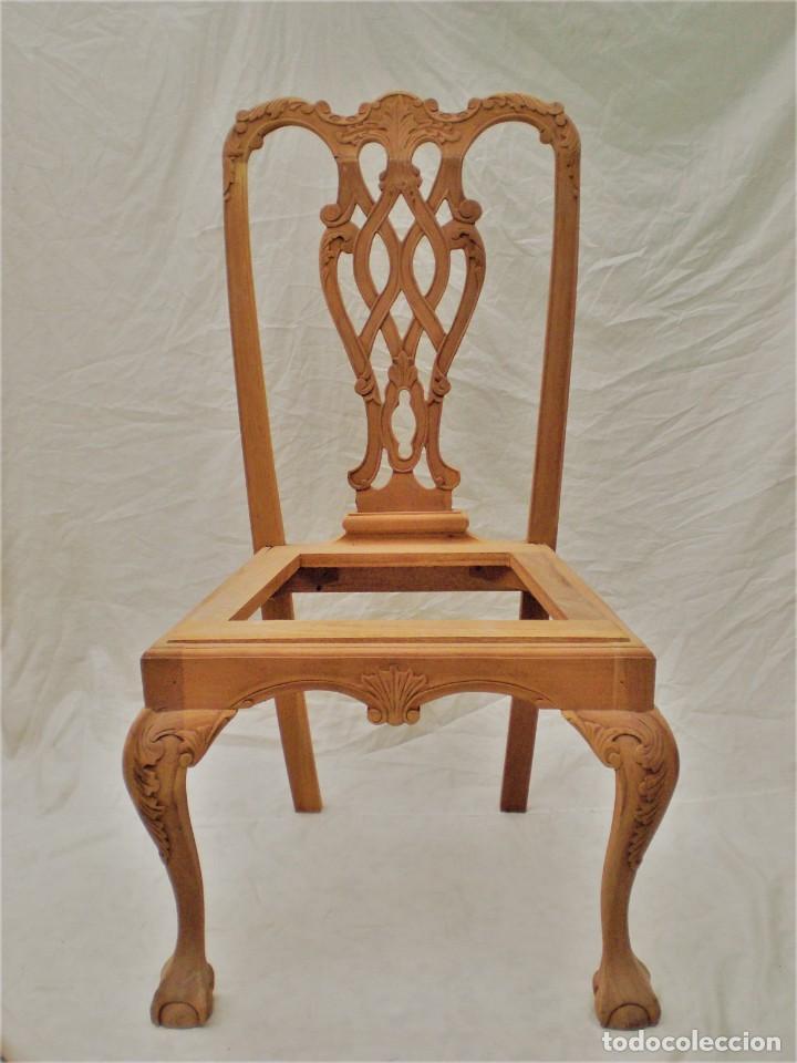 Vintage: DOS SILLAS CHIPPENDALE - Foto 1