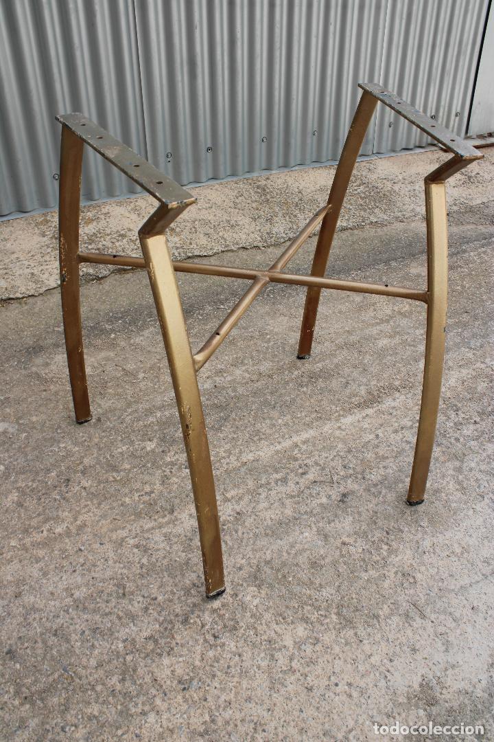 Vintage: mesa de hierro - Foto 1