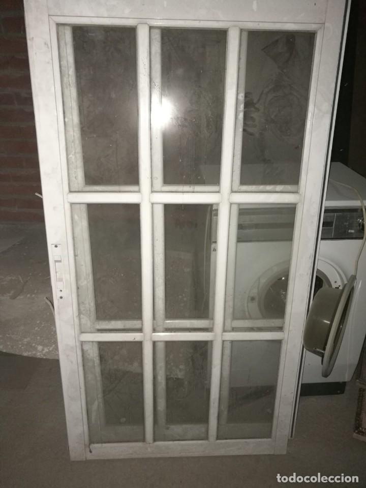 Vintage: VENTANA DE ALUMINIO 2 HOJAS A&Ntilde;O 1995 - Foto 1