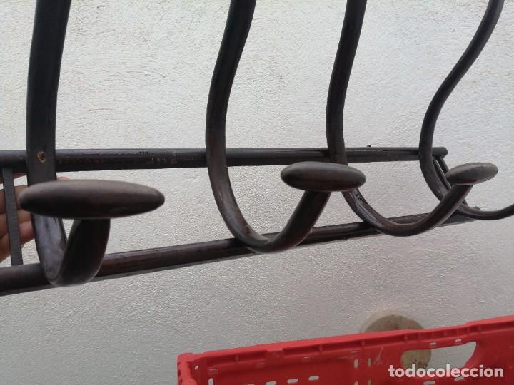 Vintage: Perchero percha Thonet de madera curva curvada 4 brazos - Foto 4