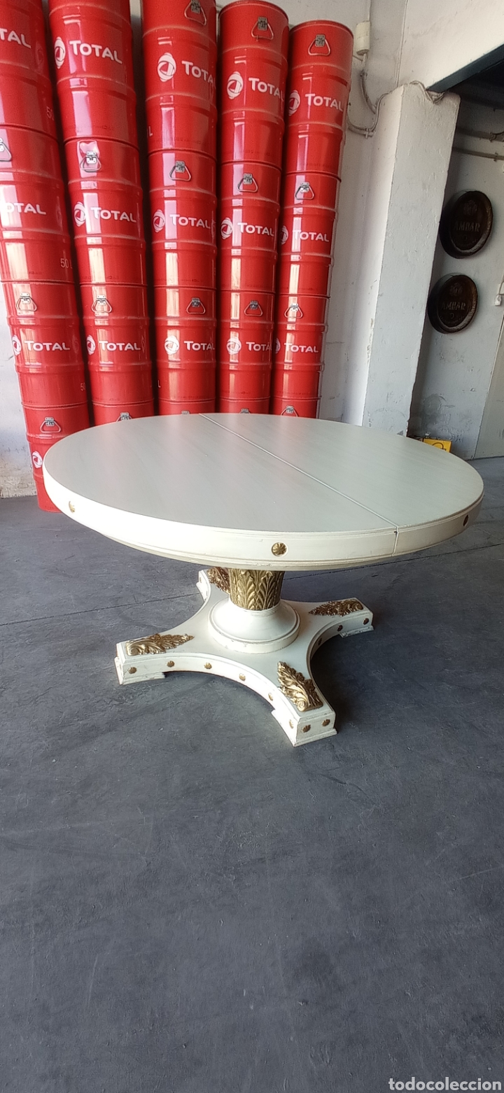 Vintage: Mesa caobilla extensible. - Foto 4