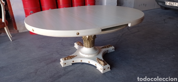 Vintage: Mesa caobilla extensible. - Foto 5