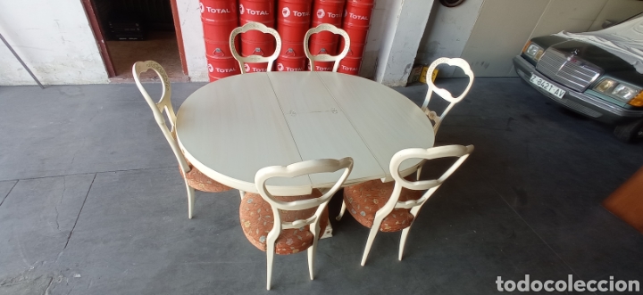 Vintage: Mesa caobilla extensible. - Foto 6