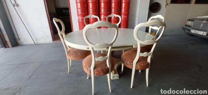 Vintage: Mesa caobilla extensible. - Foto 8