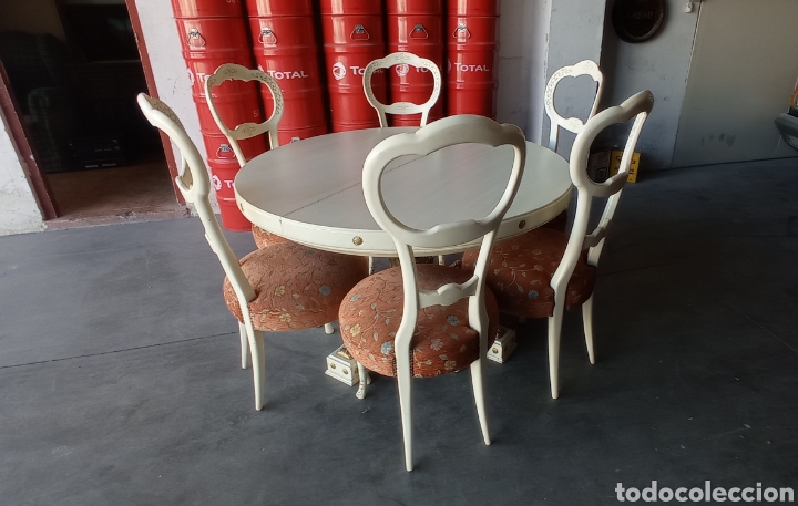 Vintage: Mesa caobilla extensible. - Foto 1
