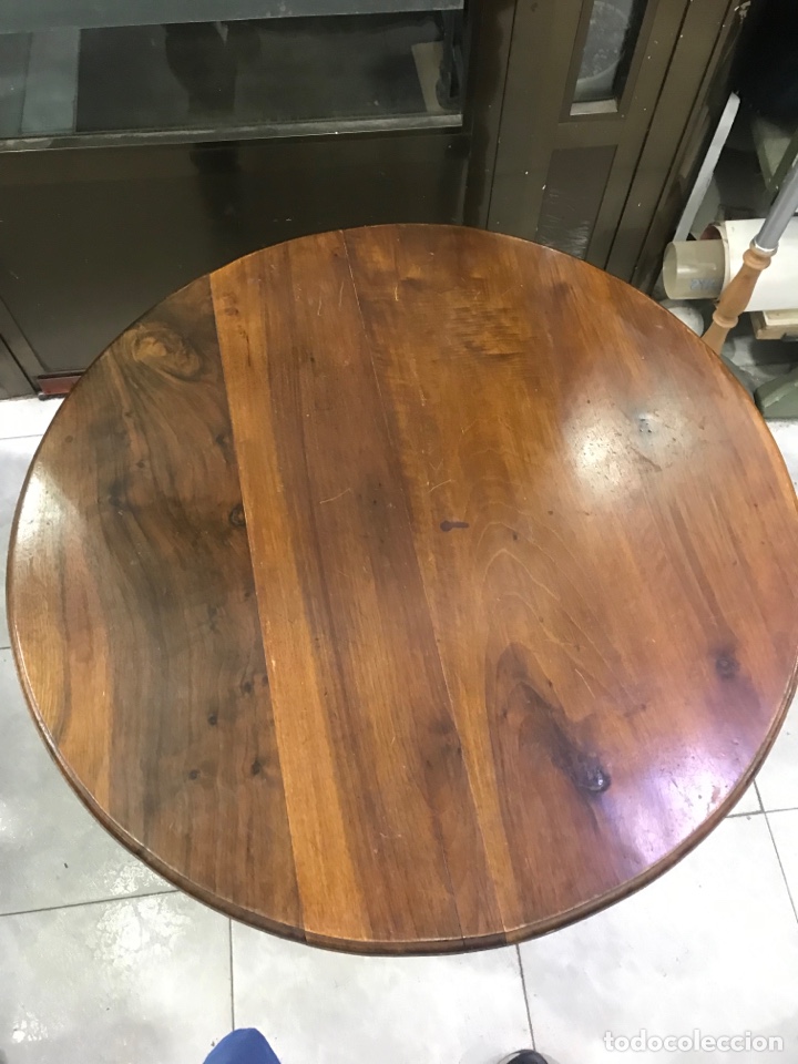 Vintage: Mesa nogal maciza - Foto 2