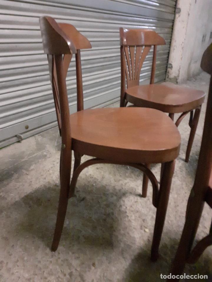 Vintage: Silla estilo Thonet juego de 4 - Foto 7