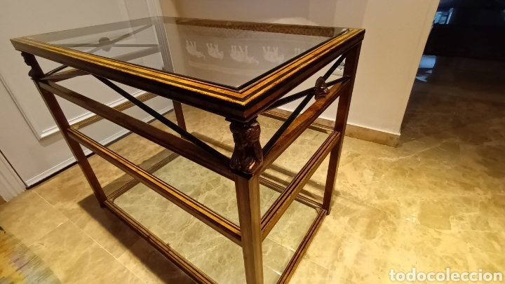 Vintage: Mesa TV de hierro forjado. - Foto 3