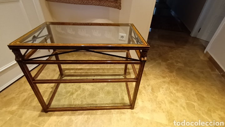 Vintage: Mesa TV de hierro forjado. - Foto 1
